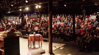 Audience in theatre at Tobacco Factory Theatres