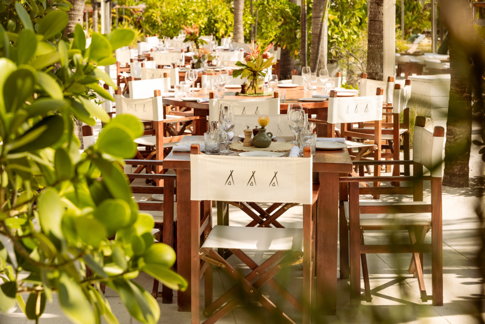 Salle à manger en plein air