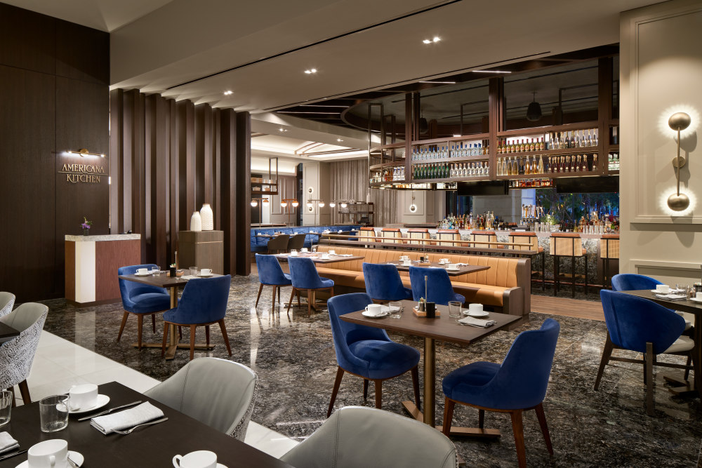 Cuisine et bar américains