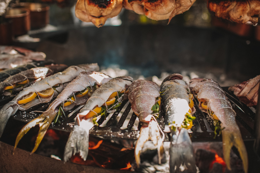 Asado-Fisch vom Flammengrill