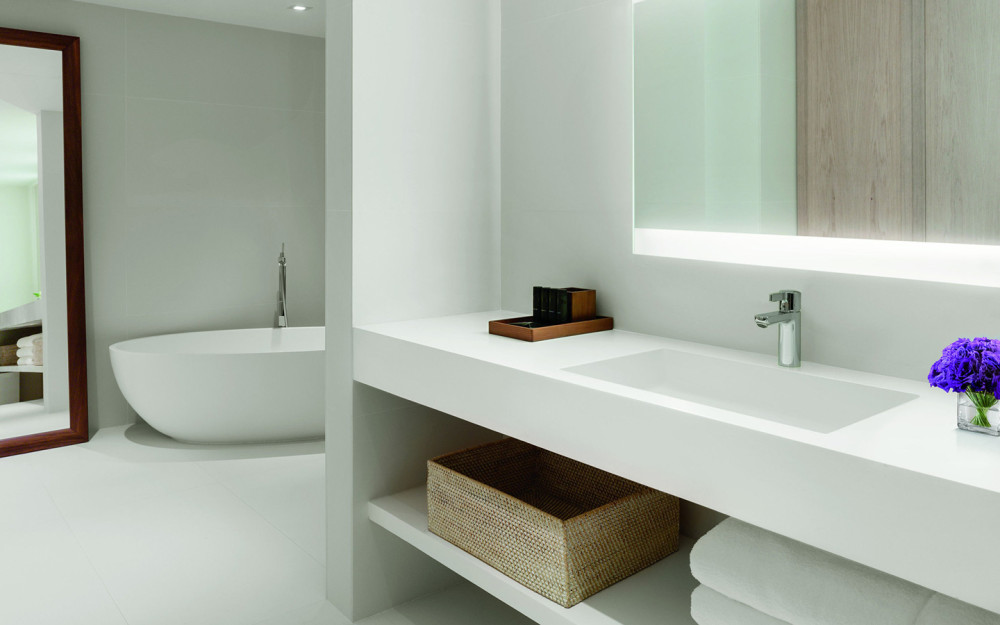 Baño del ático bungalow