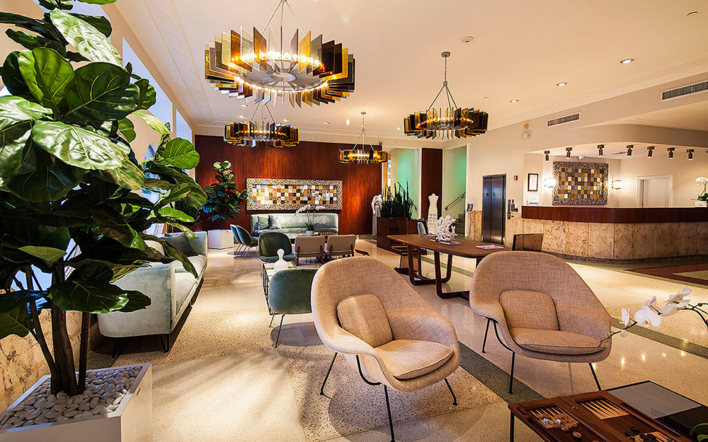 Rezeption und Lobby Sitzplätze