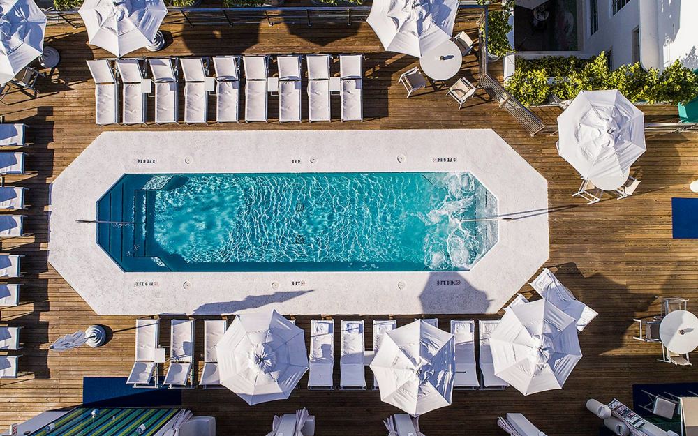 Pool auf dem Dach