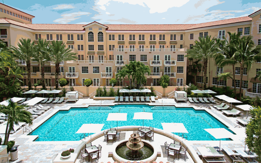 Serenity awaits at our secluded Cascata Pool, reserved for adults only.